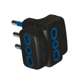 FME 82.631 ADATTATORE TRIPLO 16A 2P+T GARANTI NER