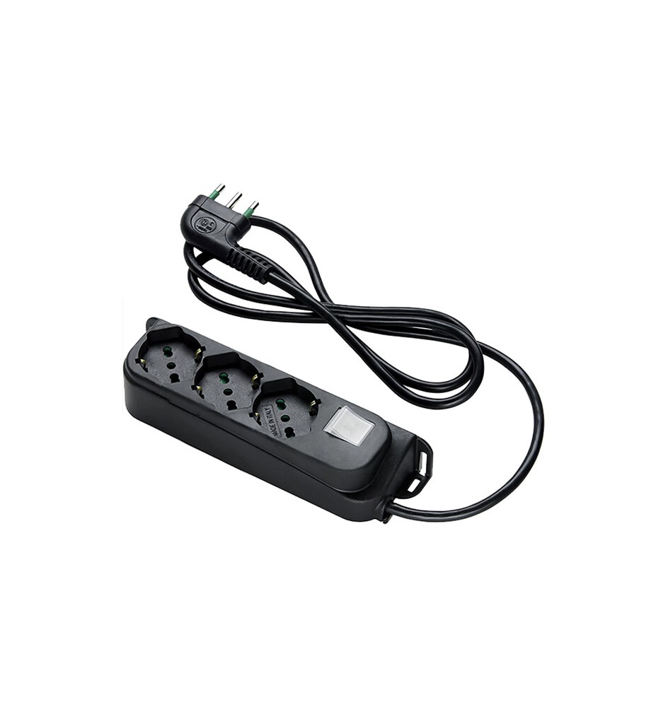 FME 47.461 MULTIPRESA 3P BIP/SC+INT NERO