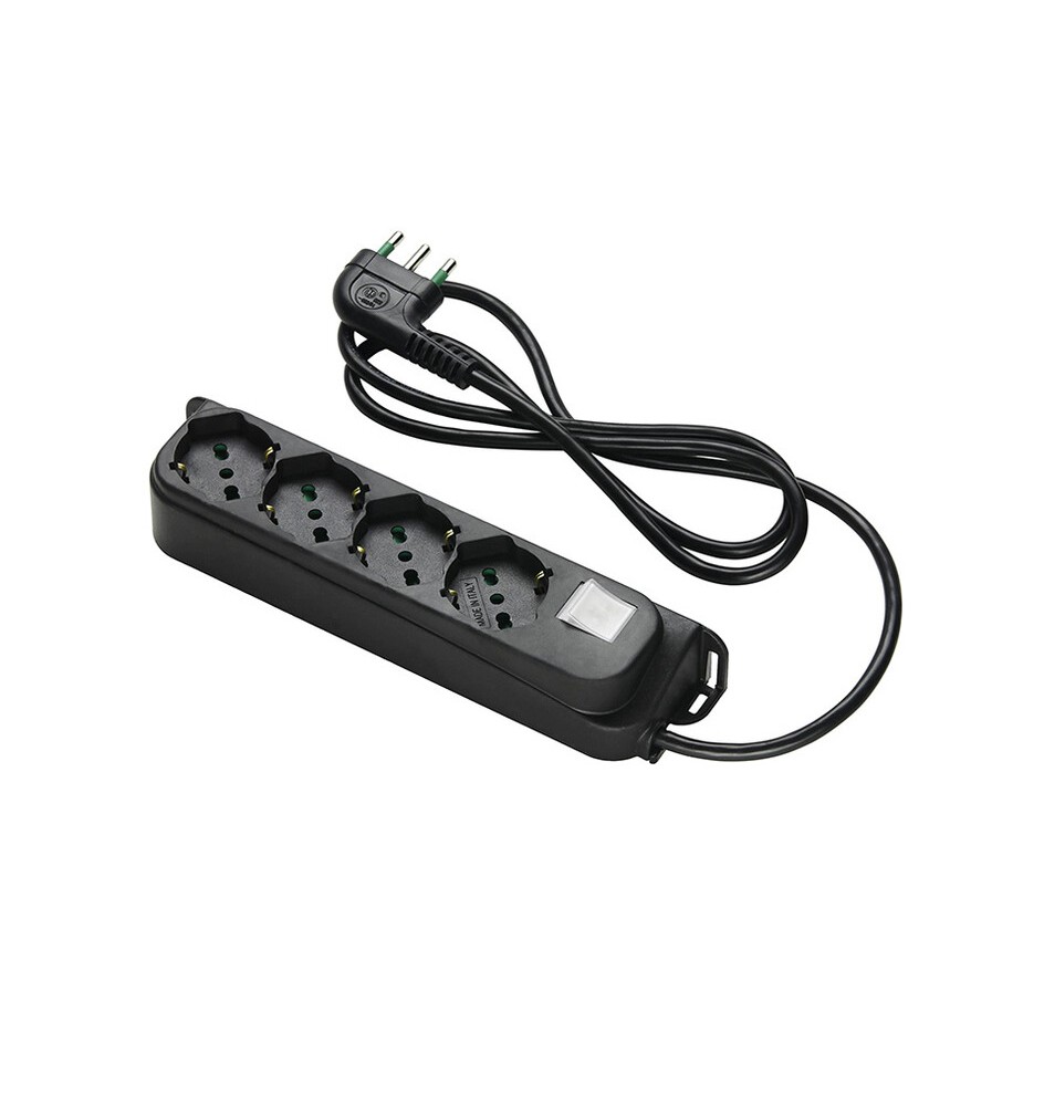 FME 47.421 MULTIPRESA 4P BIP/SC+INT NERO