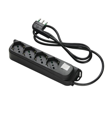 FME 47.421 MULTIPRESA 4P BIP/SC+INT NERO