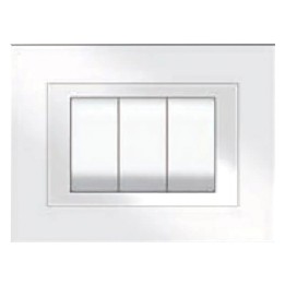 PLACCA COLORE BIANCO 'ELITE' 3 posti - 5703/AW
