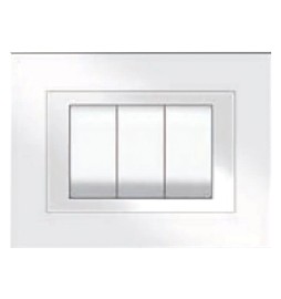 PLACCA COLORE BIANCO 'ELITE' 3 posti - 5703/AW