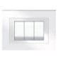 PLACCA COLORE BIANCO 'ELITE' 3 posti - 5703/AW
