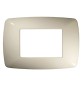PLACCA COLORE BIANCO 'BRIO' 3 posti - 3203/WH