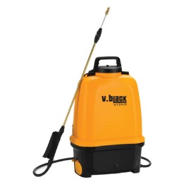 POMPA IRRORATRICE A BATTERIA 'V.BLACK VITA' Lt 16 - lancia telescopica alluminio/ottone