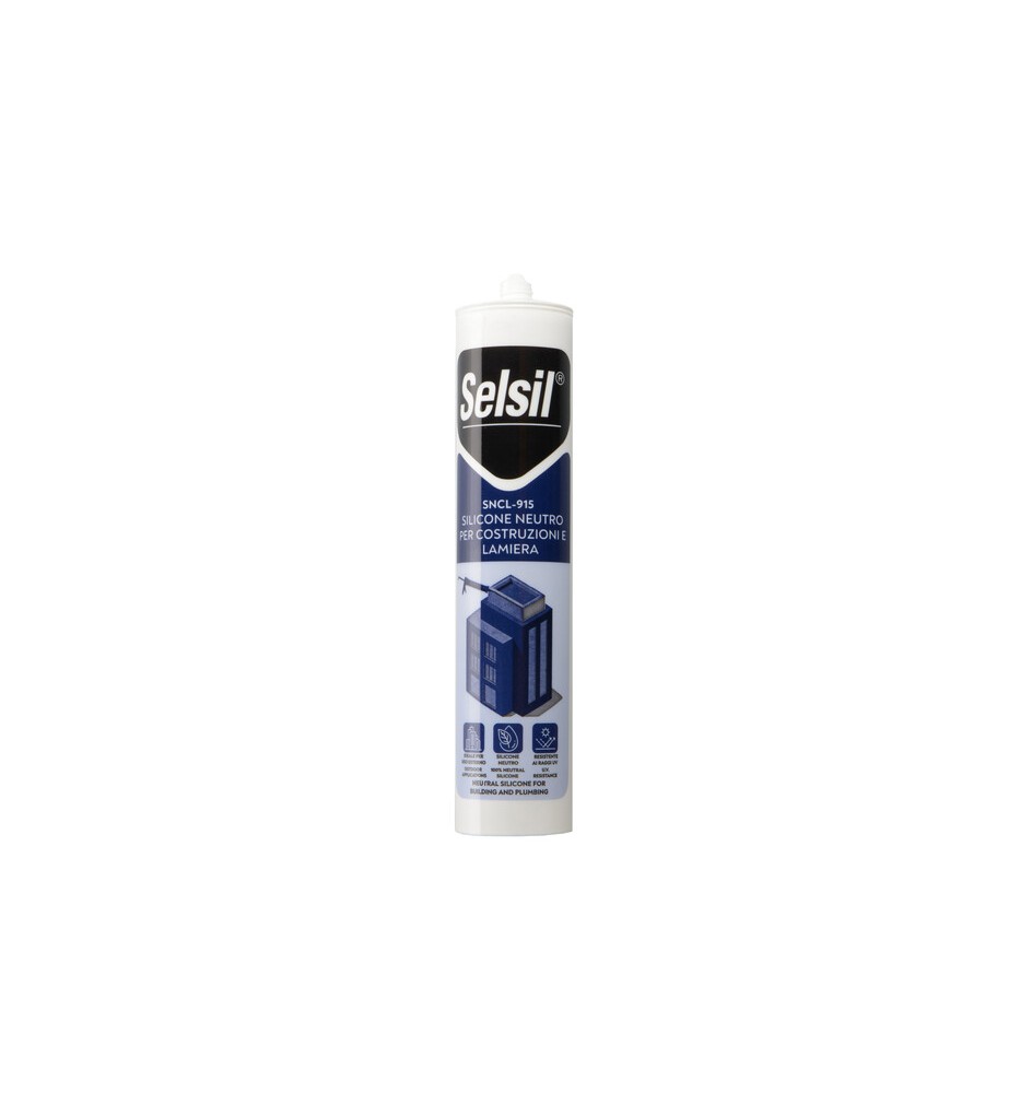 SELSIL SILICONE NEUTRO TESTA DI MORO 310 ML