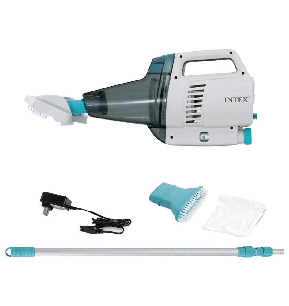 ASPIRATORE RICARICABILE PER PULIZIA PISCINE 8V 4AH - 20 watt