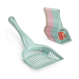 PALETTA P/LETTIERA GATTO VERDE/ROSA/TORTORA