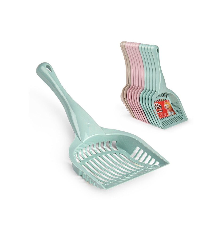 PALETTA P/LETTIERA GATTO VERDE/ROSA/TORTORA