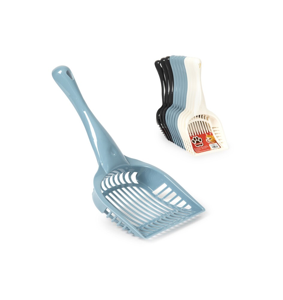 PALETTA P/LETTIERA GATTO BIANCO/AZZURRO/ANTRACITE