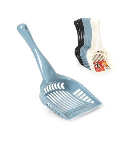 PALETTA P/LETTIERA GATTO BIANCO/AZZURRO/ANTRACITE