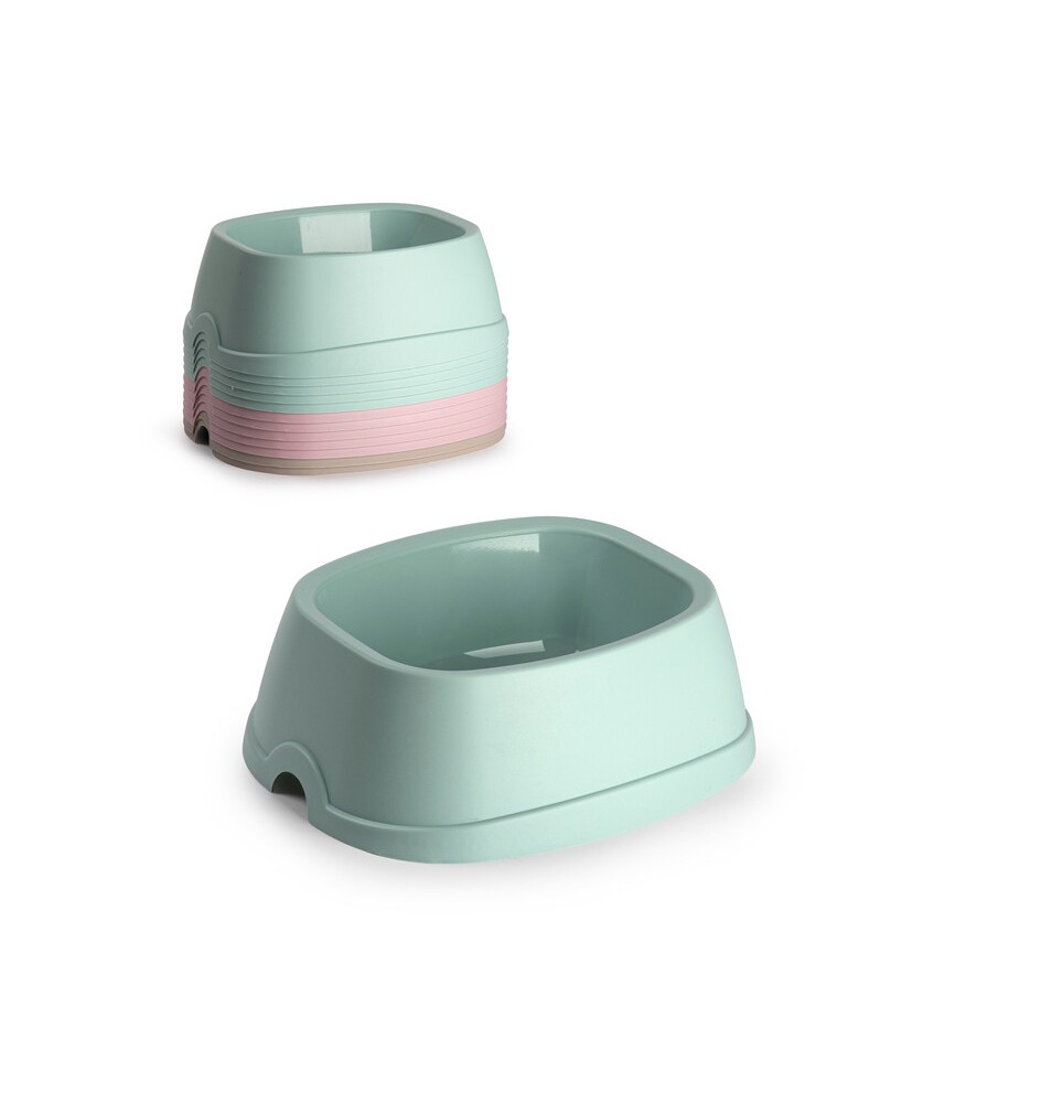 CIOTOLA ANIMALI MIS.L VER/ROSA/TORT. 26X22,5X9,5