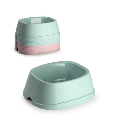 CIOTOLA ANIMALI MIS.L VER/ROSA/TORT. 26X22,5X9,5