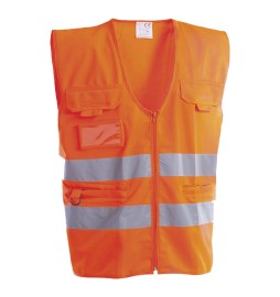 GILET ALTA VISIBILITA' MULTITASCHE 'ROAD' L