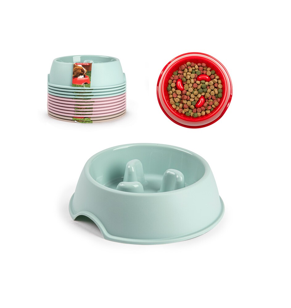 CIOTOLE ANTI VORACIT VERDE/ROSA/TORTORA