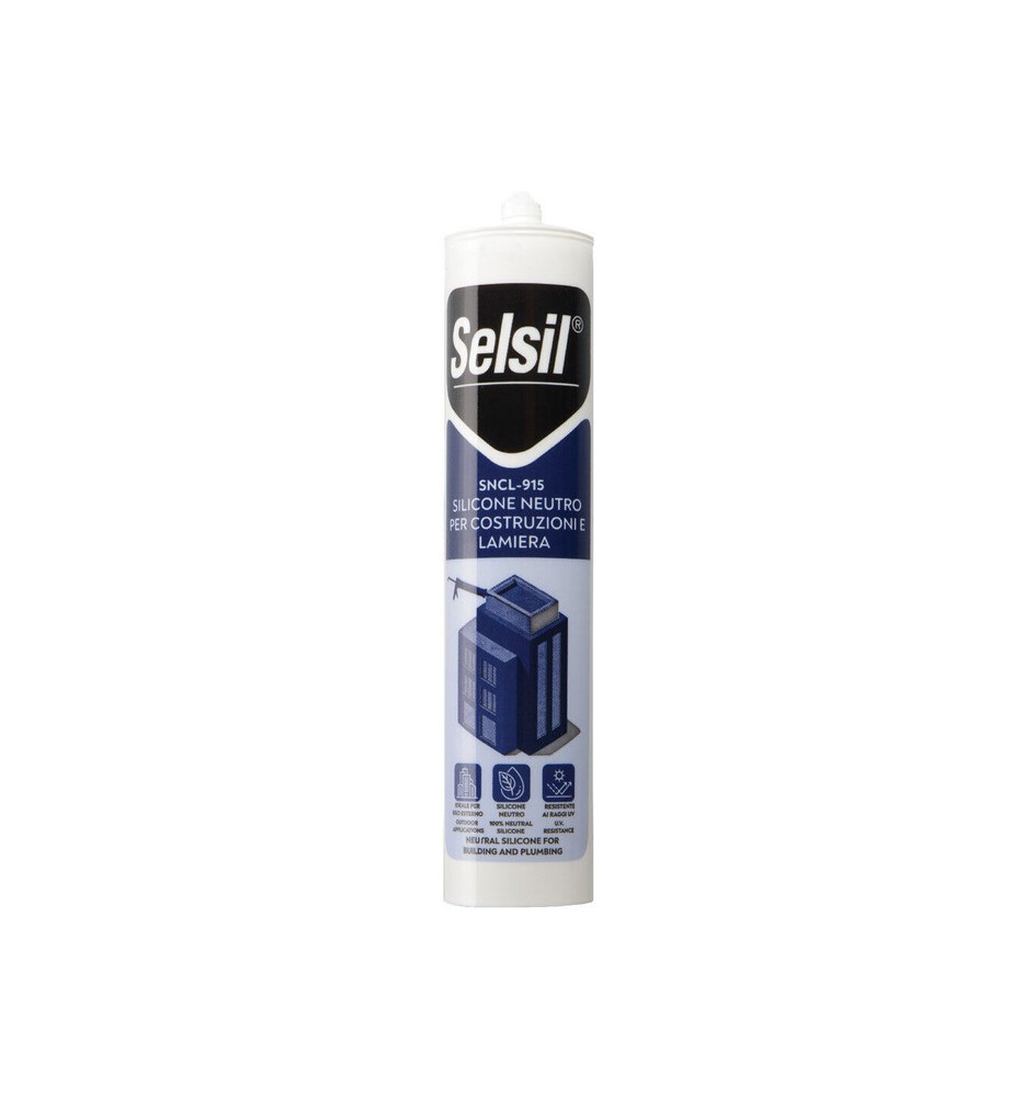 SELSIL SILICONE NEUTRO TRASPARENTE 310 ML
