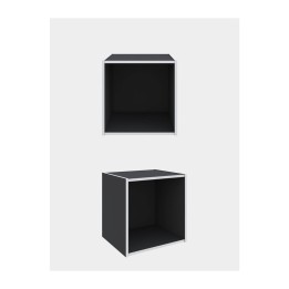 CUBO 35X29X35CM GRIGIO ARDESIA