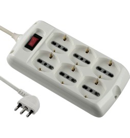 MULTIPRESA CON INTERRUTTORE 6 prese