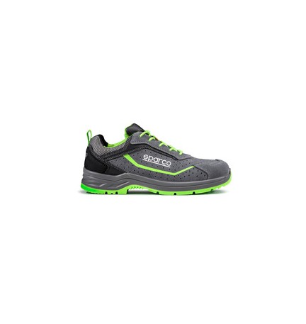 SPARCO SCARPE FELIX S1P GRIGIO VERDE FLUO N.43