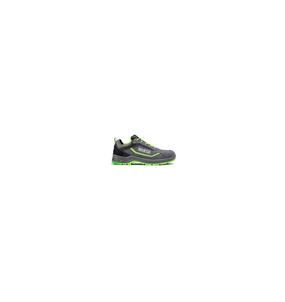 SPARCO SCARPE FELIX S1P GRIGIO VERDE FLUO N.45