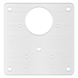 PIASTRA RIPARAZIONE ANTE 'JOLLY' mm 90 x 90 - sp. 0,8 - foro Ø 35 mm