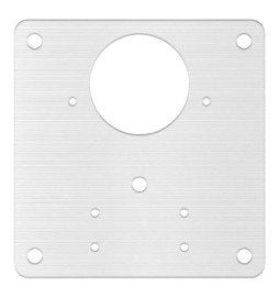 PIASTRA RIPARAZIONE ANTE 'JOLLY' mm 90 x 90 - sp. 0,8 - foro Ø 35 mm