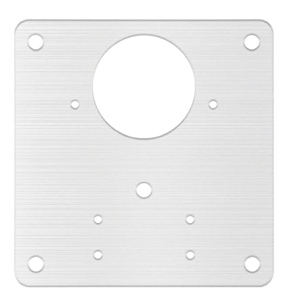 PIASTRA RIPARAZIONE ANTE 'JOLLY' mm 90 x 90 - sp. 0,8 - foro Ø 35 mm