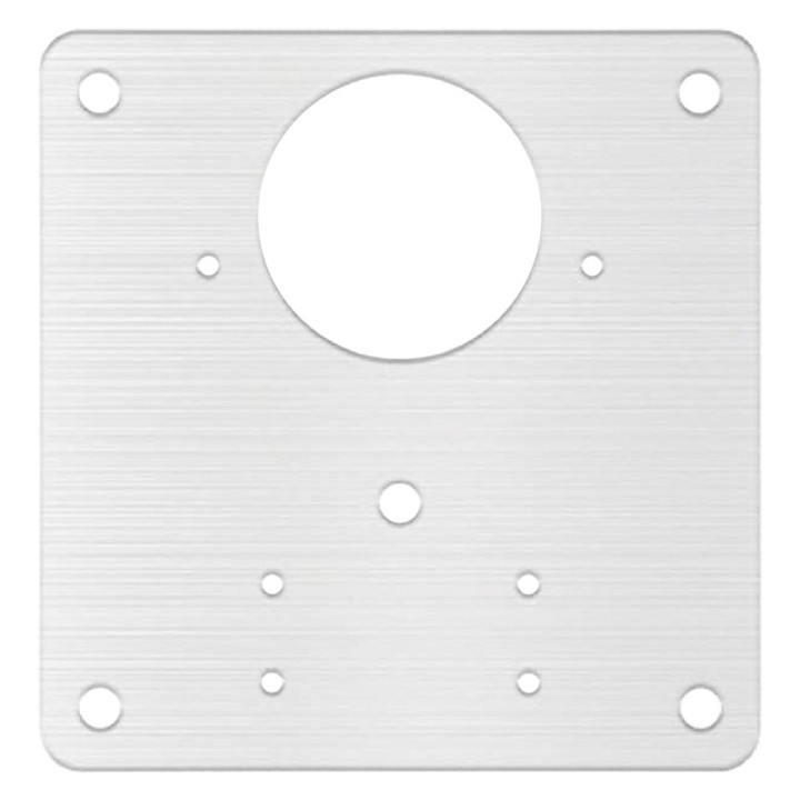 PIASTRA RIPARAZIONE ANTE 'JOLLY' mm 90 x 90 - sp. 0,8 - foro Ø 35 mm