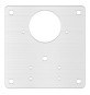 PIASTRA RIPARAZIONE ANTE 'JOLLY' mm 90 x 90 - sp. 0,8 - foro Ø 35 mm