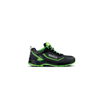 SPARCO SCARPE FORESTER S3 NERO VERDE FLUO N.44
