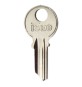 CHIAVE OTTONE NICHELATO '020069' lunghezza 21,3 mm - 3 spine