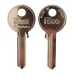 CHIAVE OTTONE NICHELATO '020159' lunghezza 24,3 mm - 5 spine