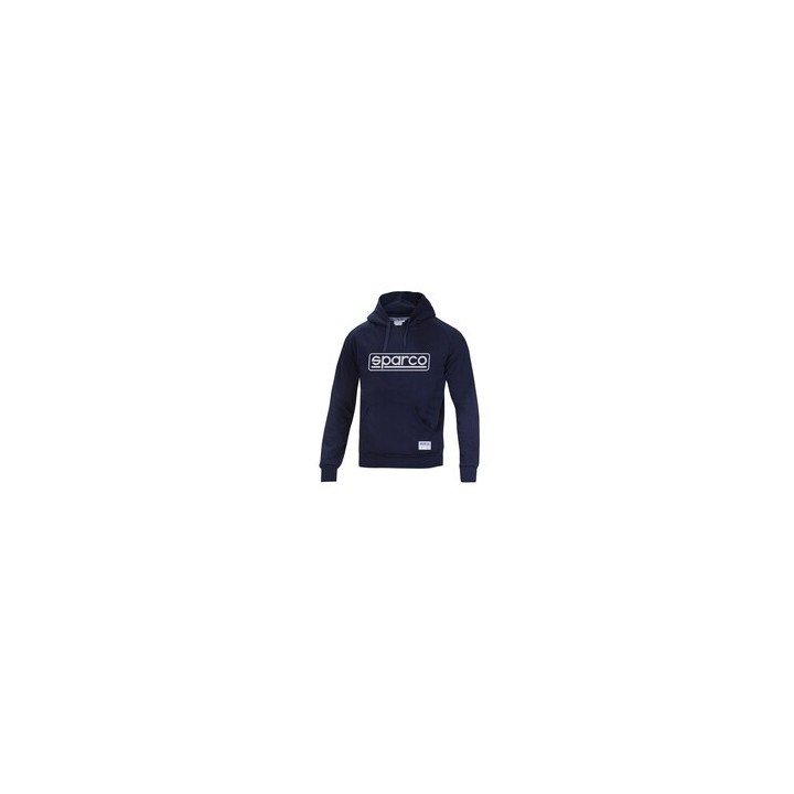 SPARCO FELPA HOODIE FRAME BLU MARINE TG XL
