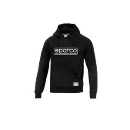 SPARCO FELPA HOODIE FRAME NERO TG S