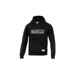 SPARCO FELPA HOODIE FRAME NERO TG L