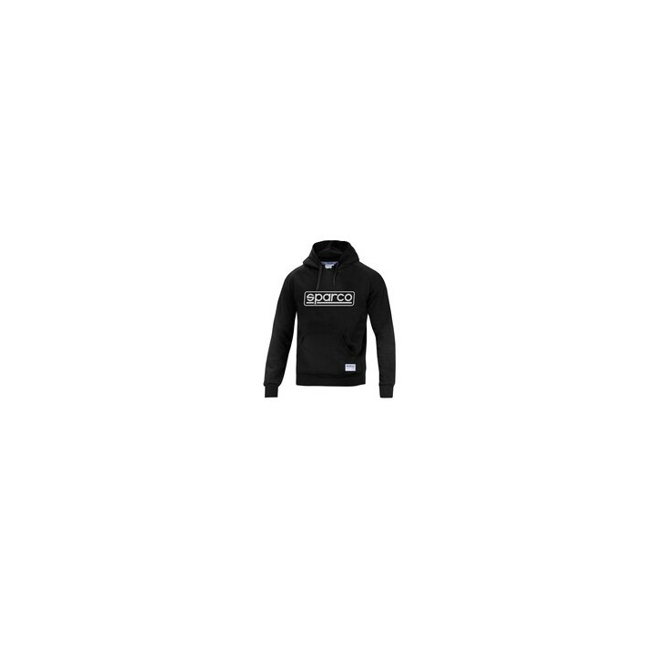 SPARCO FELPA HOODIE FRAME NERO TG XL