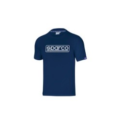 SPARCO T-SHIRT FRAME BLU MARINE TG L