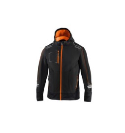 SPARCO GIUBBINO YORK BLACK ORANGE TG S