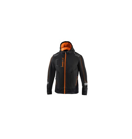 SPARCO GIUBBINO YORK BLACK ORANGE TG XL