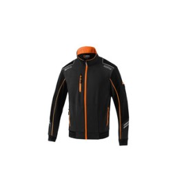 SPARCO GIUBBINO AUSTIN BLACK ORANGE TG XS