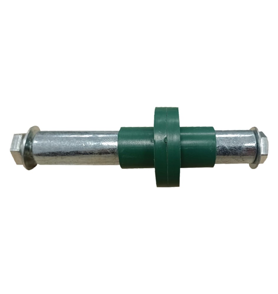 ASSE RUOTA PER CARRIOLA DISCO PVC lunghezza 125 mm