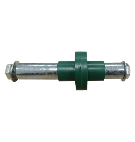 ASSE RUOTA PER CARRIOLA DISCO PVC lunghezza 125 mm