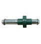ASSE RUOTA PER CARRIOLA DISCO PVC lunghezza 125 mm