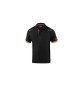 SPARCO POLO TOLEDO BLACK ORANGE TG XL