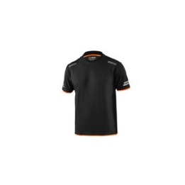 SPARCO T-SHIRT TUCSON BLACK ORANGE TG M