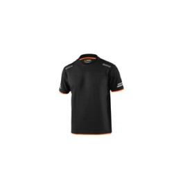 SPARCO T-SHIRT TUCSON BLACK ORANGE TG XXL