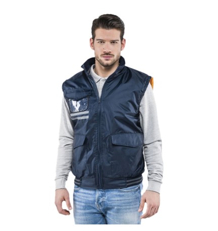 GILET IMBOTTITO 'SLOW' taglia L - blu
