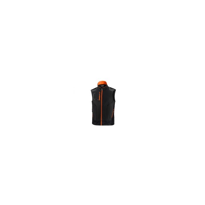 SPARCO GILET ILLINOIS BLACK ORANGE TG S