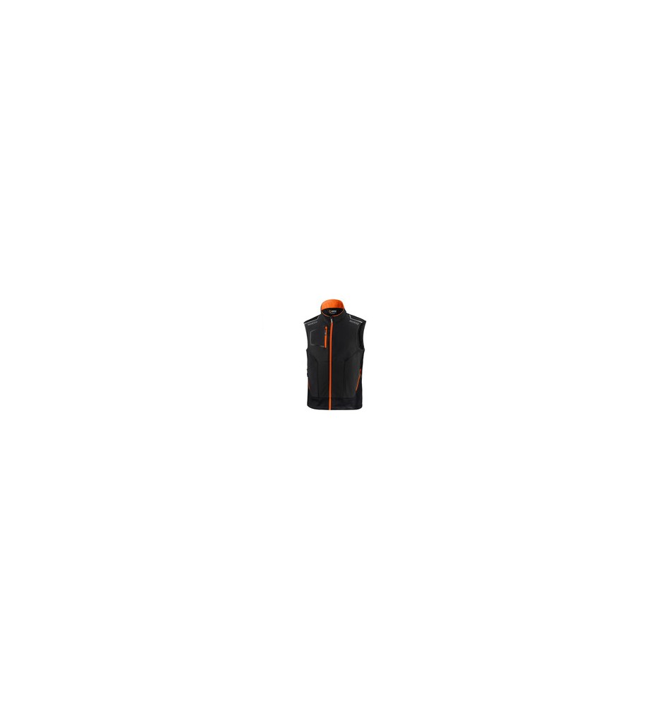 SPARCO GILET ILLINOIS BLACK ORANGE TG L