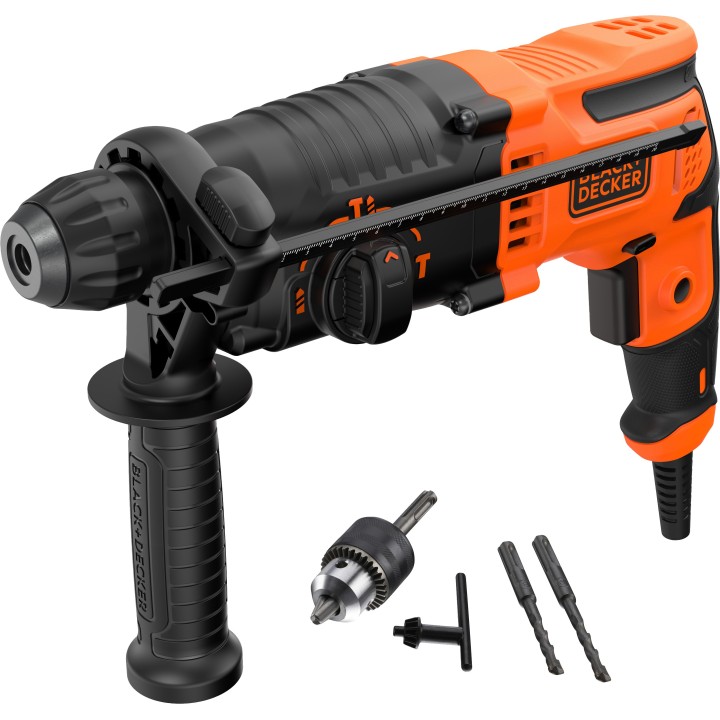 B+D MARTELLO COMBINATO BEHS01-QS 650W SDS+ 1,4J
